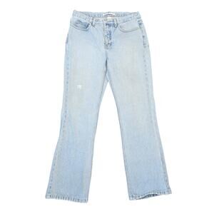 Vintage 90s Tommy Hilfiger Light Wash Blue Denim Mid Rise Bootcut Jeans 10